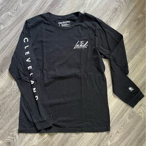 Cleveland Black Long Sleeve Men's Tee
